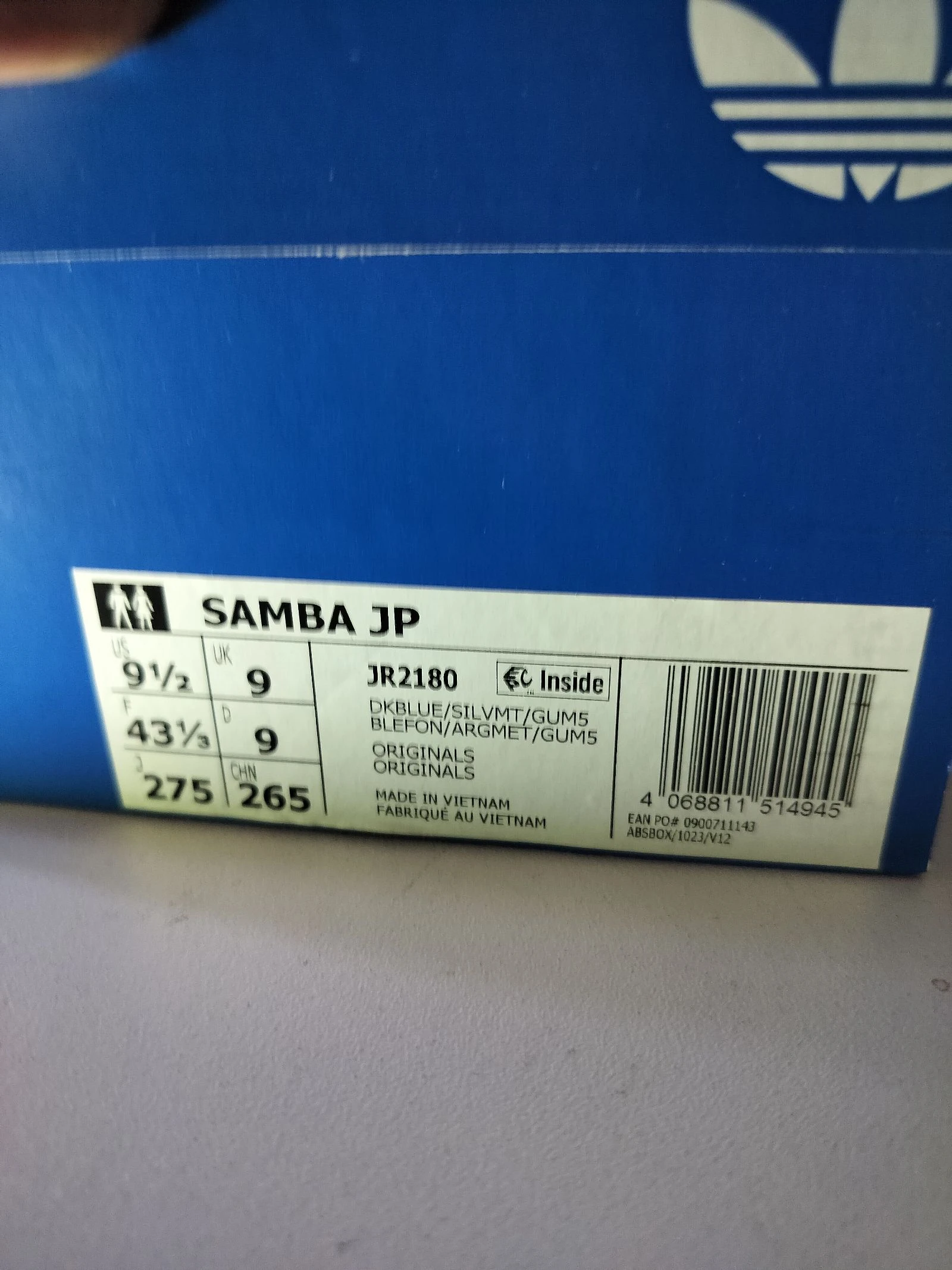 Adidas Samba New 43 Sneakers Original Unisex Femmes Hommes Tenue Tendance Vintage Premium Rétro Y2K – photo 3
